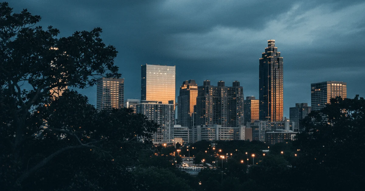 Atlanta legal advertising market showing $12.9M monthly spend with 48% CTV allocation