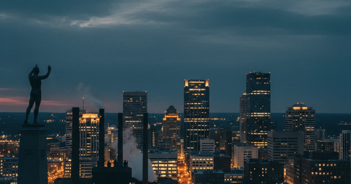 Birmingham legal advertising market showing $2M monthly spend with 18.9% growth