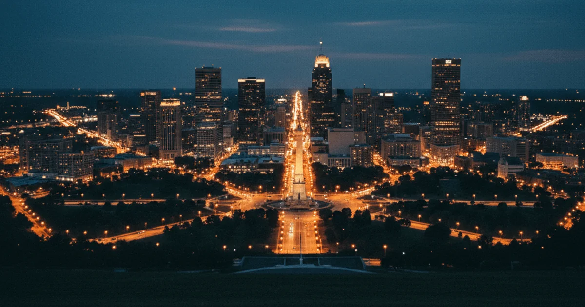 Indianapolis legal advertising market showing $3.5M monthly spend with Morgan & Morgan leading at 18.6%