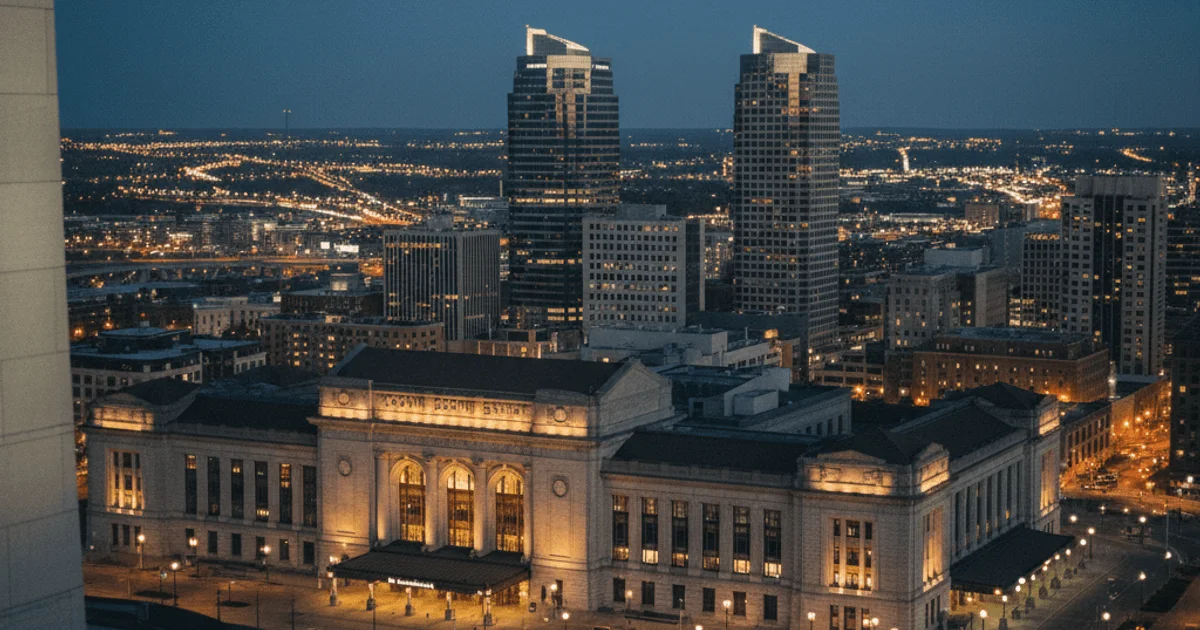 Kansas City legal advertising market showing $2.2M monthly spend with four regional firms dominating