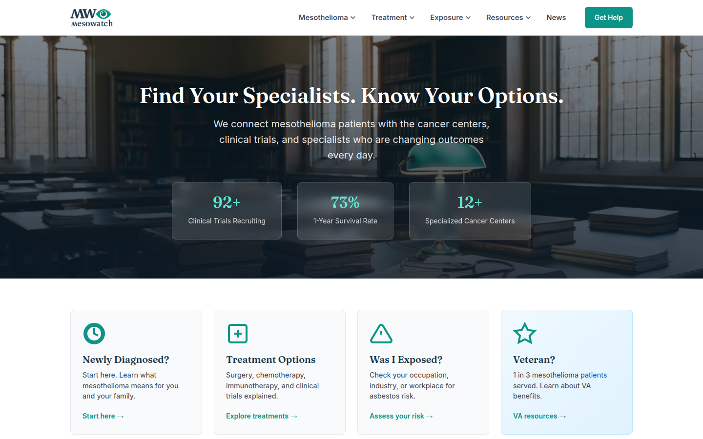 MesoWatch website screenshot