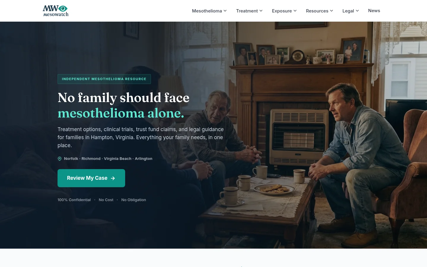 MesoWatch website screenshot