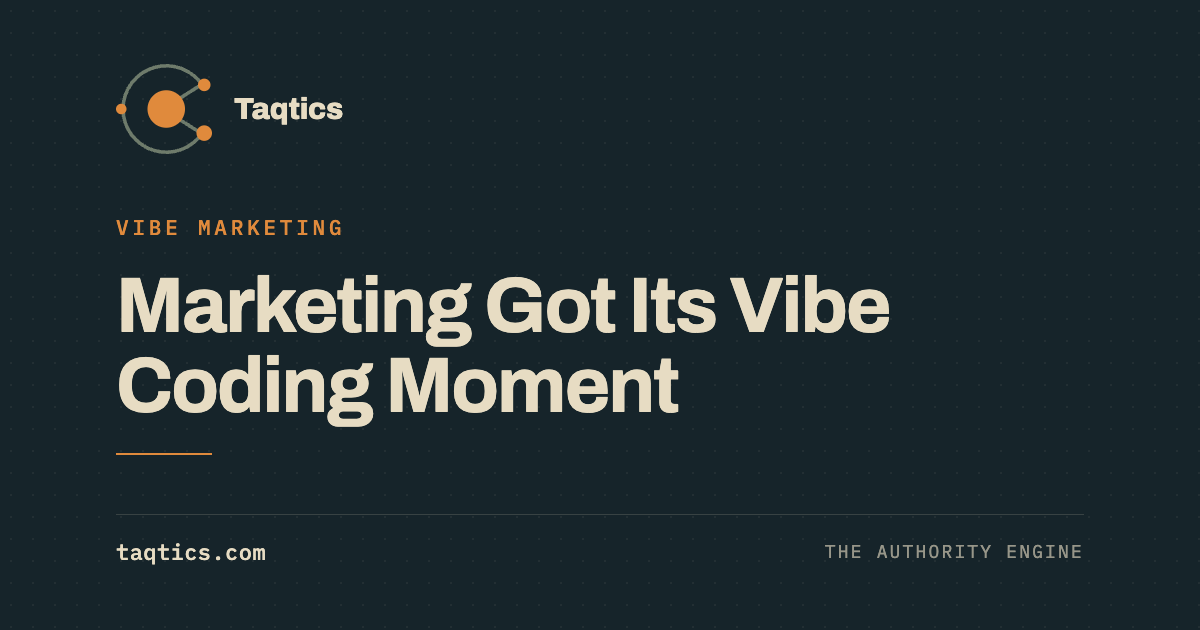 Vibe marketing explained: the AI-run campaign production model and what actually holds up