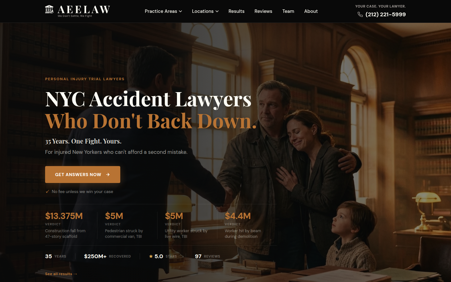 AEE Law website screenshot