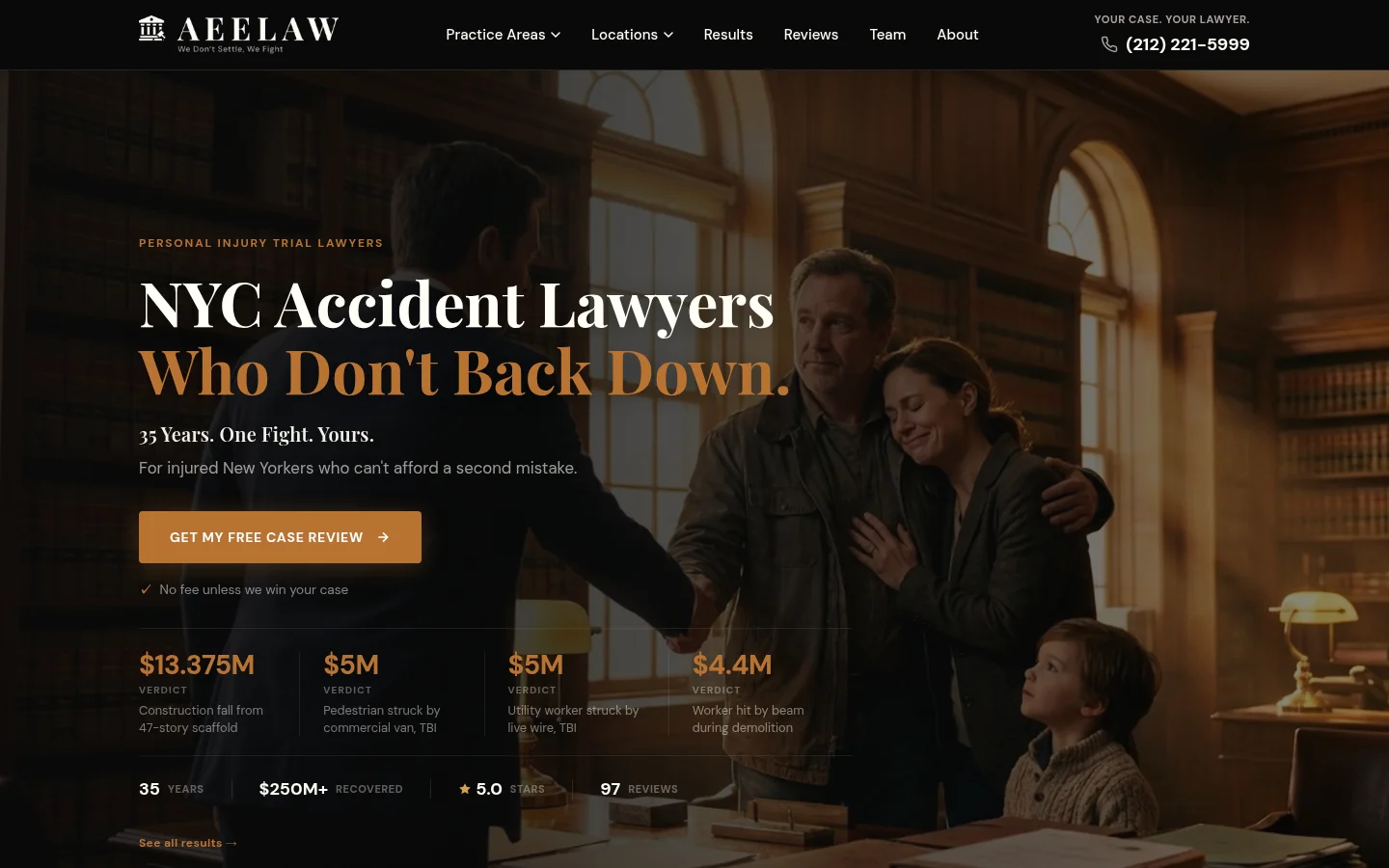 AEE Law website screenshot