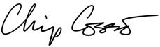 Chip Cossé signature