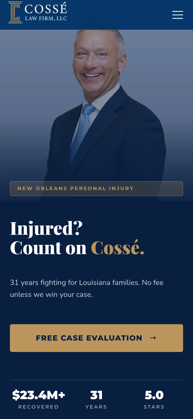 Cosse Law Mobile, Live