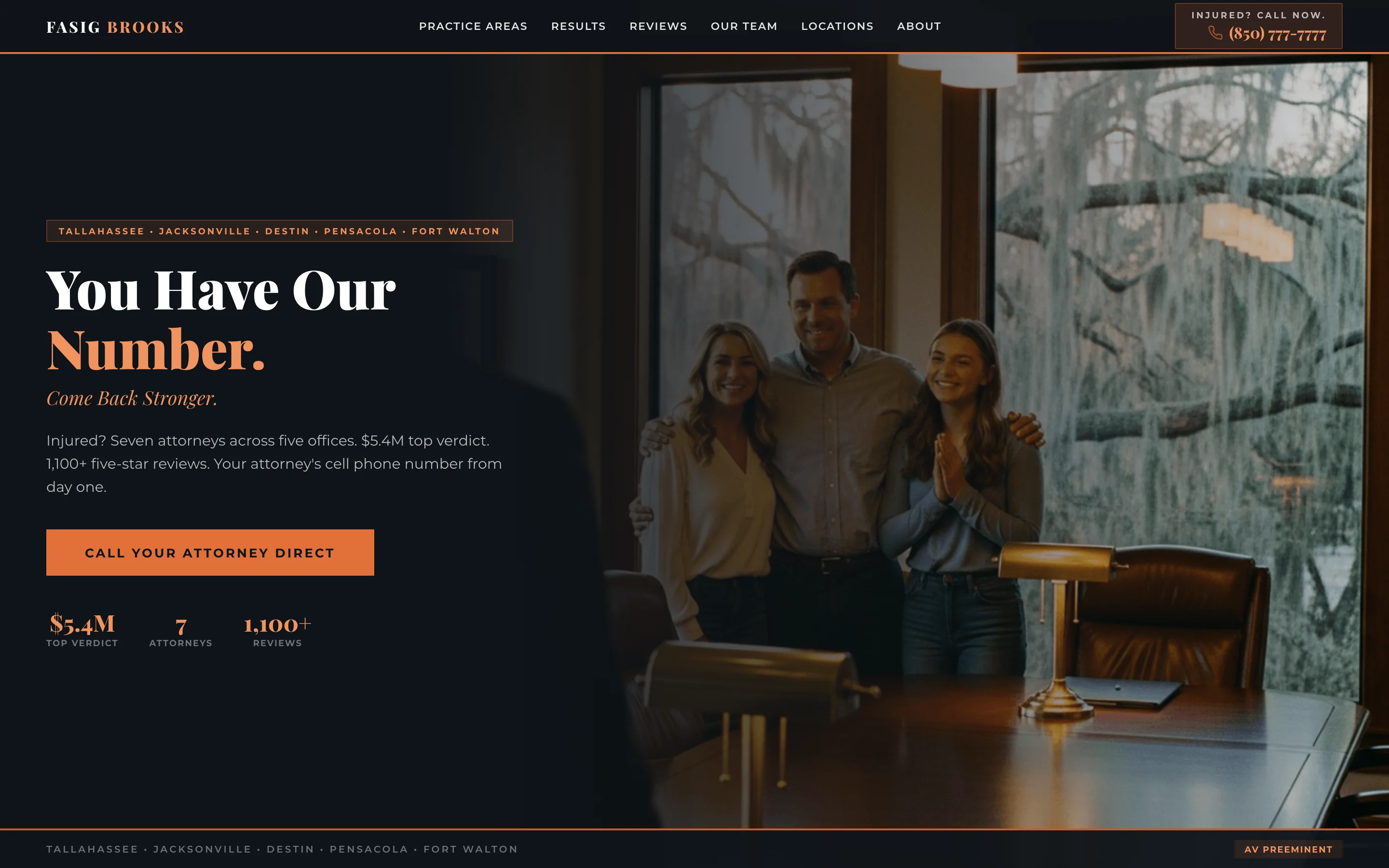 Fasig Brooks Homepage, Live